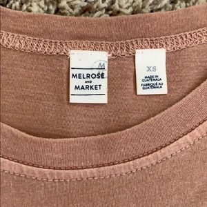 Melrose and Market Tops - Tan Short Sleeve Tee from Nordstrom Rack Melrose and Market Tops - Tan Short Sleeve Tee from Nordstrom Rack